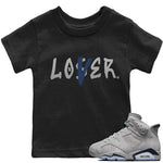 Jordan 6 Georgetown Sneaker Match Tees Loser Lover Sneaker Tees Jordan 6 Georgetown Sneaker Release Tees Kids Shirts