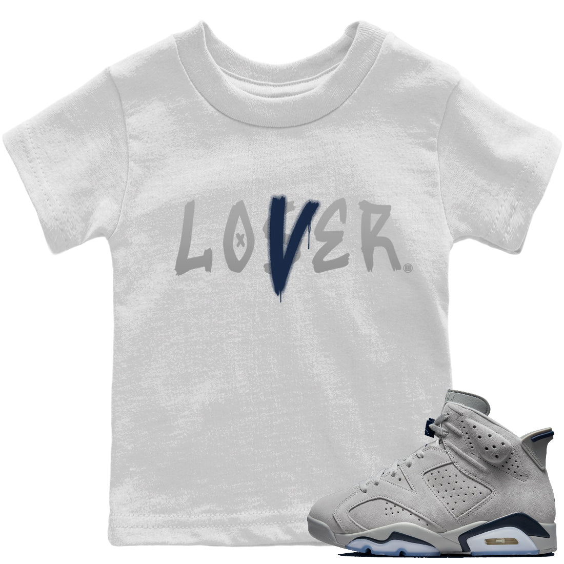 Jordan 6 Georgetown Sneaker Match Tees Loser Lover Sneaker Tees Jordan 6 Georgetown Sneaker Release Tees Kids Shirts