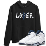 Jordan 6 Midnight Navy Sneaker Match Tees Loser Lover Sneaker Tees Jordan 6 Midnight Navy Sneaker Release Tees Unisex Shirts