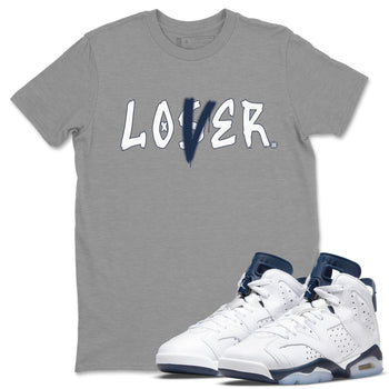 Jordan 6 Midnight Navy Sneaker Match Tees Loser Lover Sneaker Tees Jordan 6 Midnight Navy Sneaker Release Tees Unisex Shirts