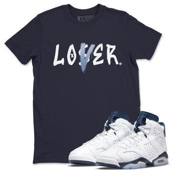 Jordan 6 Midnight Navy Sneaker Match Tees Loser Lover Sneaker Tees Jordan 6 Midnight Navy Sneaker Release Tees Unisex Shirts