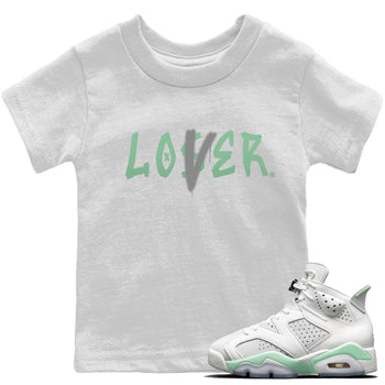 Jordan 6 Mint Foam Sneaker Match Tees Loser Lover Sneaker Tees Jordan 6 Mint Foam Sneaker Release Tees Kids Shirts