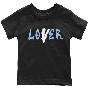 Jordan 6 UNC Sneaker Match Tees Loser Lover Sneaker Tees Jordan 6 UNC Sneaker Release Tees Kids Shirts