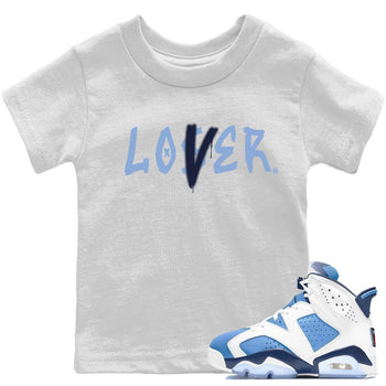 Jordan 6 UNC Sneaker Match Tees Loser Lover Sneaker Tees Jordan 6 UNC Sneaker Release Tees Kids Shirts