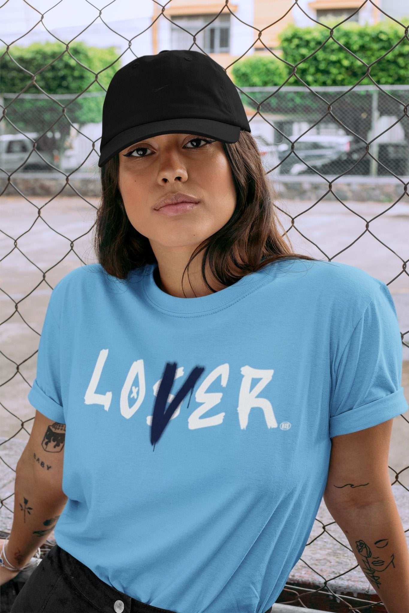 Jordan 6 UNC Sneaker Match Tees Loser Lover Sneaker Tees Jordan 6 UNC Sneaker Release Tees Unisex Shirts