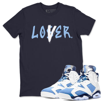 Jordan 6 UNC Sneaker Match Tees Loser Lover Sneaker Tees Jordan 6 UNC Sneaker Release Tees Unisex Shirts