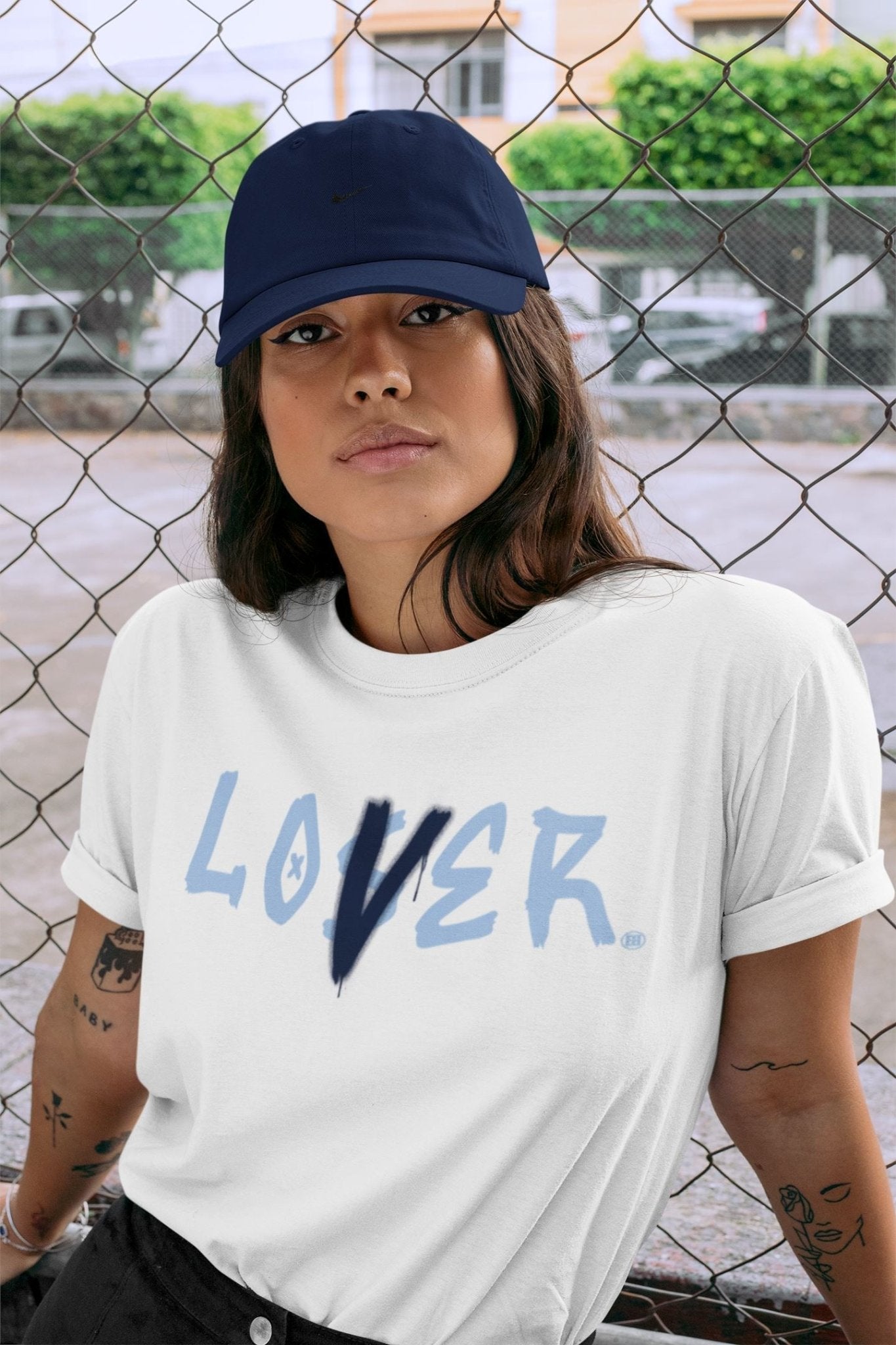 Jordan 6 UNC Sneaker Match Tees Loser Lover Sneaker Tees Jordan 6 UNC Sneaker Release Tees Unisex Shirts