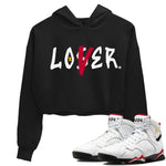 Jordan 7 Cardinal Sneaker Match Tees Loser Lover Sneaker Tees Jordan 7 Cardinal Sneaker Release Tees Women's Shirts