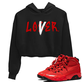 Jordan 9 Chile Red Sneaker Match Tees Loser Lover Sneaker Tees Jordan 9 Chile Red Sneaker Release Tees Women's Shirts