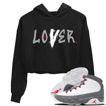 Jordan 9 Fire Red Sneaker Match Tees Loser Lover Sneaker Tees Jordan 9 Fire Red Sneaker Release Tees Women's Shirts
