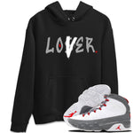 Jordan 9 Fire Red Sneaker Match Tees Loser Lover Sneaker Tees Jordan 9 Fire Red Sneaker Release Tees Unisex Shirts