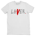 Jordan 9 Fire Red Sneaker Match Tees Loser Lover Sneaker Tees Jordan 9 Fire Red Sneaker Release Tees Unisex Shirts