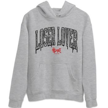 Air Jordan 3 White Cement Sneaker Match Tees Loser Lover Letter Sneaker Tees Air Jordan 3 Retro White Cement Sneaker Release Tees Unisex Shirts Heather Grey 2