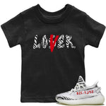 Yeezy 350 Zebra Sneaker Match Tees Loser Lover Sneaker Tees Yeezy 350 Zebra Sneaker Release Tees Kids Shirts