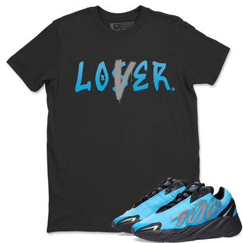 Yeezy 700 Bright Cyan Sneaker Match Tees Loser Lover Sneaker Tees Yeezy 700 Bright Cyan Sneaker Release Tees Unisex Shirts