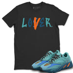 Yeezy 700 Faded Azure Sneaker Match Tees Loser Lover Sneaker Tees Yeezy 700 Faded Azure Sneaker Release Tees Unisex Shirts