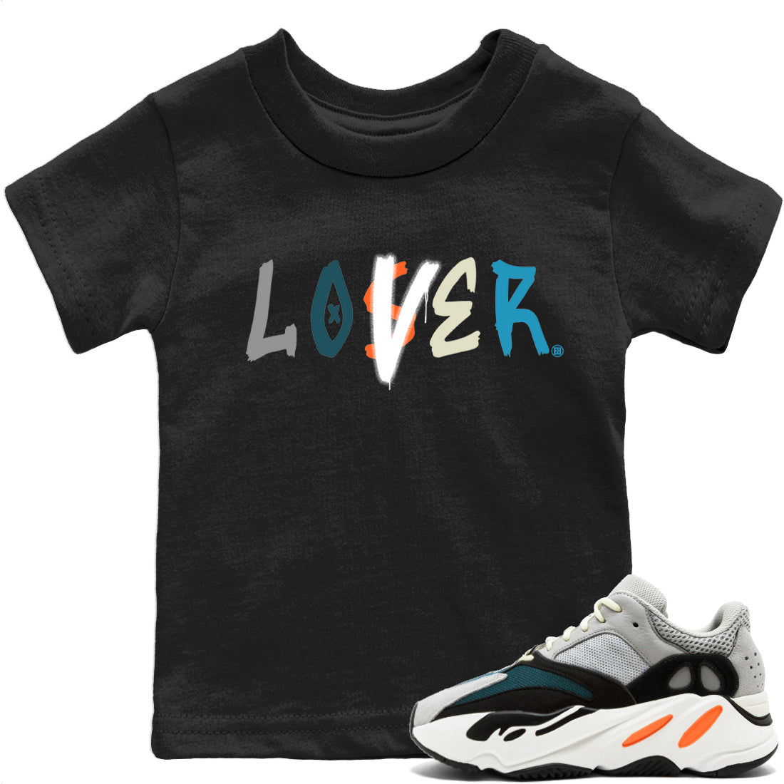 Yeezy 700 Wave Runner Sneaker Match Tees Loser Lover Sneaker Tees Yeezy 700 Wave Runner Sneaker Release Tees Kids Shirts