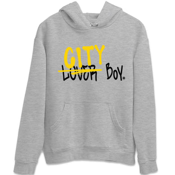 Air Jordan 4 Thunder Sneaker Match Tees Loser X City Boy Sneaker Tees Air Jordan 4 Retro Thunder Tee Unisex Shirts Heather Grey 2