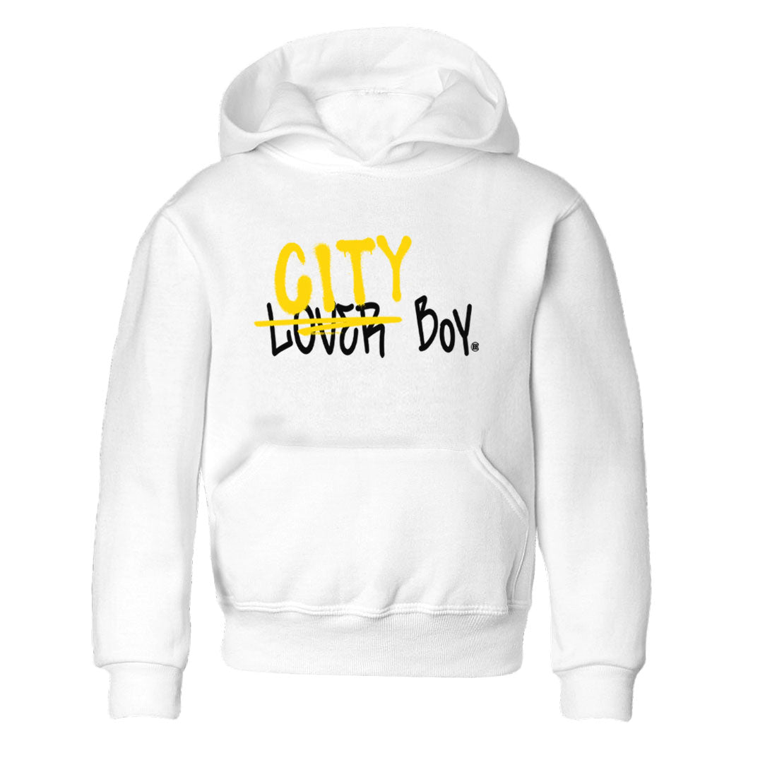 Air Jordan 4 Thunder Sneaker Match Tees Loser X City Boy Sneaker Tees Air Jordan 4 Retro Thunder Tee Kids Shirts White 2