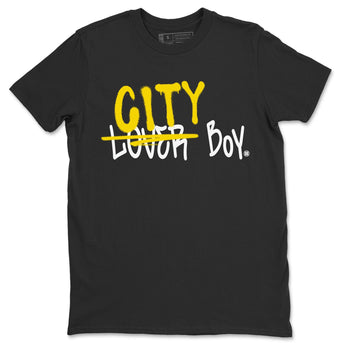 Air Jordan 4 Thunder Sneaker Match Tees Loser X City Boy Sneaker Tees Air Jordan 4 Retro Thunder Tee Unisex Shirts Black 2