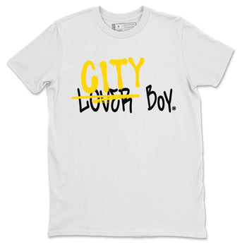 Air Jordan 4 Thunder Sneaker Match Tees Loser X City Boy Sneaker Tees Air Jordan 4 Retro Thunder Tee Unisex Shirts White 2