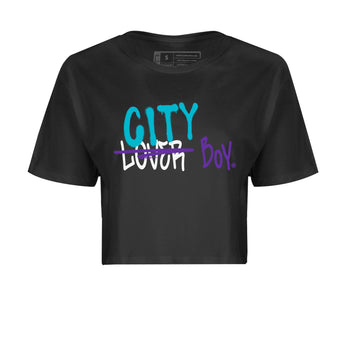 AJ6 Aqua Sneaker Match Tees Loser X City Boy Sneaker Tees Air Jordan 6 Aqua Sneaker Release Tees Women's Shirts Black 2