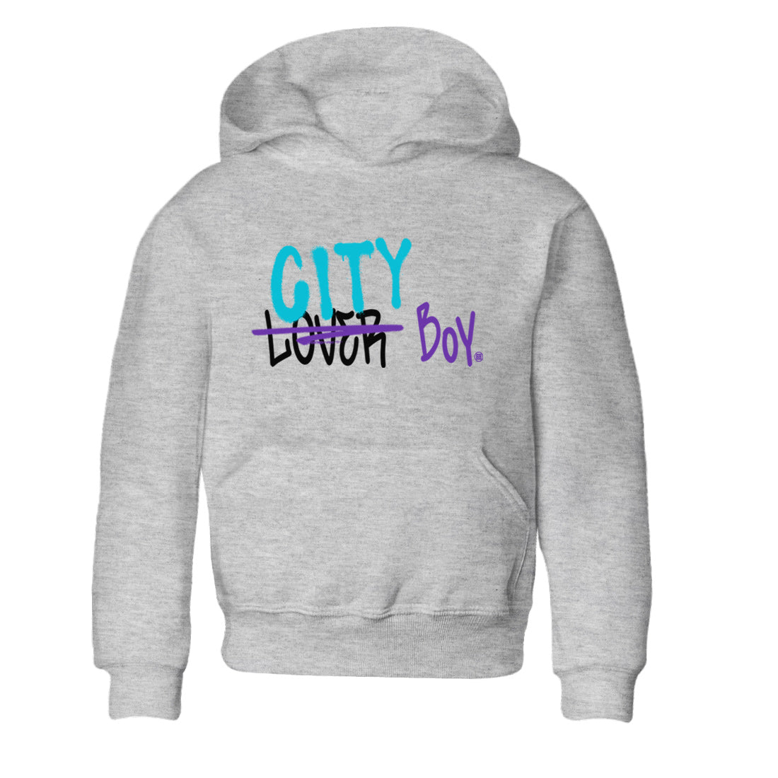AJ6 Aqua Sneaker Match Tees Loser X City Boy Sneaker Tees Air Jordan 6 Aqua Sneaker Release Tees Kids Shirts Heather Grey 2