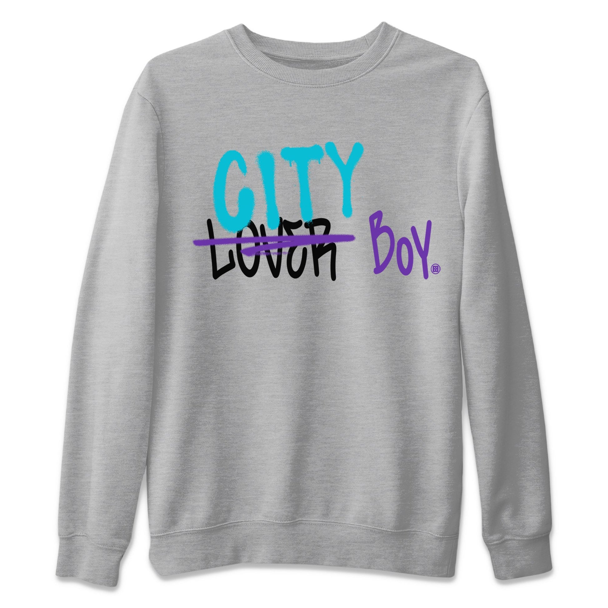 AJ6 Aqua Sneaker Match Tees Loser X City Boy Sneaker Tees Air Jordan 6 Aqua Sneaker Release Tees Unisex Shirts Heather Grey 2