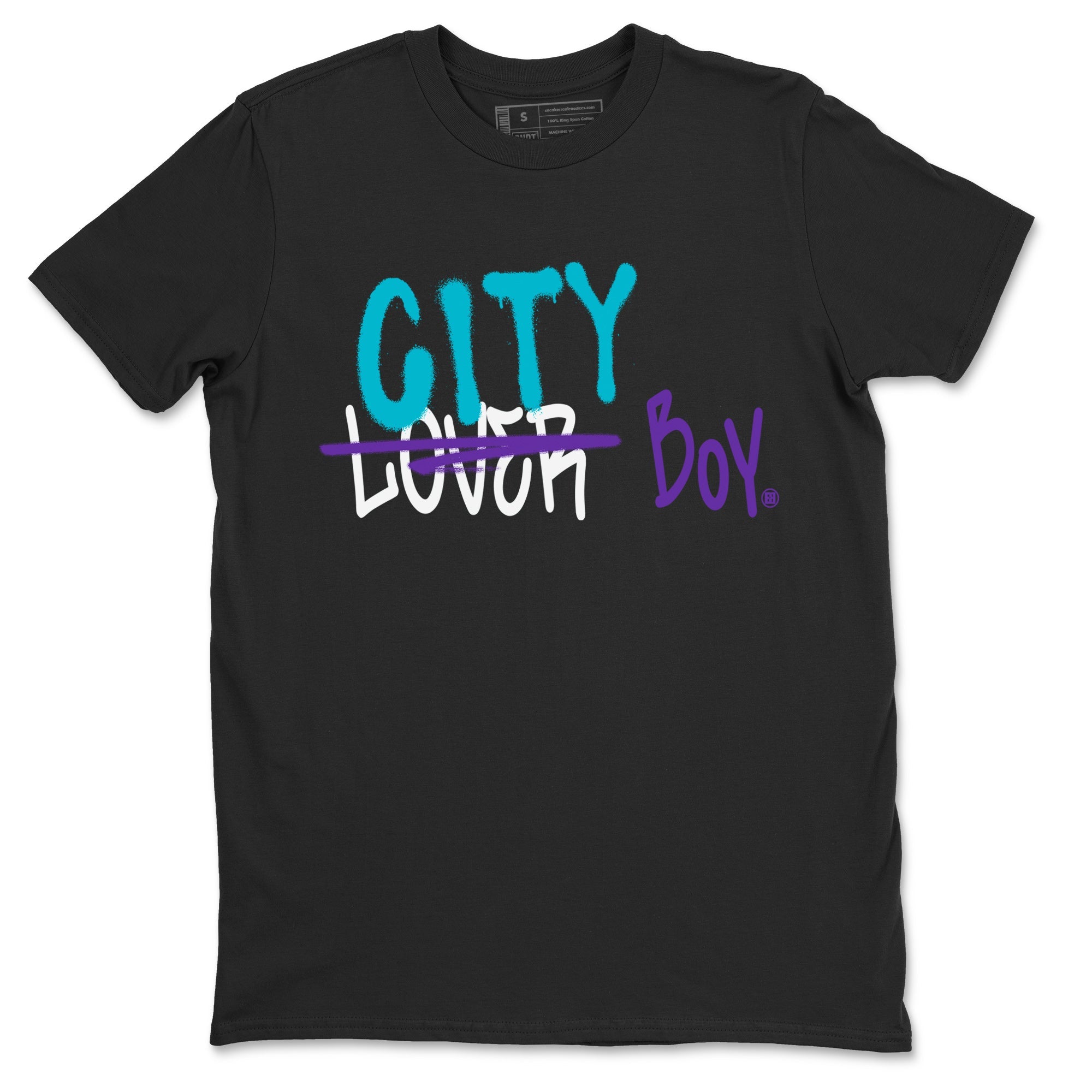 AJ6 Aqua Sneaker Match Tees Loser X City Boy Sneaker Tees Air Jordan 6 Aqua Sneaker Release Tees Unisex Shirts Black 2