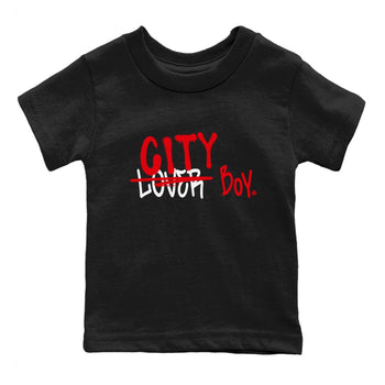 Air Jordan 6 Toro Bravo Sneaker Match Tees Loser X City Boy Sneaker Tees Air Jordan 6 Toro Tees Kids Shirts Black 2