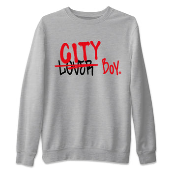 Air Jordan 6 Toro Bravo Sneaker Match Tees Loser X City Boy Sneaker Tees Air Jordan 6 Toro Tees Unisex Shirts Heather Grey 2