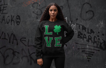 Jordan 1 Lucky Green Sneaker Match Tees LOVE Sneaker Tees Jordan 1 Lucky Green Sneaker Release Tees Unisex Shirts