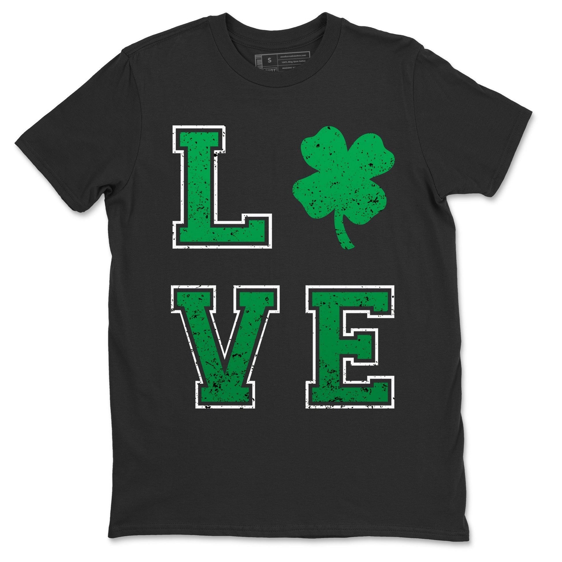 Jordan 1 Lucky Green Sneaker Match Tees LOVE Sneaker Tees Jordan 1 Lucky Green Sneaker Release Tees Unisex Shirts