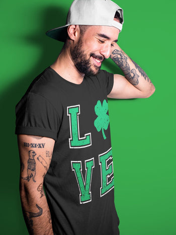 Jordan 1 Lucky Green Sneaker Match Tees LOVE Sneaker Tees Jordan 1 Lucky Green Sneaker Release Tees Unisex Shirts