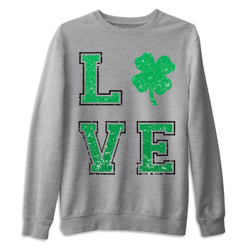 Jordan 1 Lucky Green Sneaker Match Tees LOVE Sneaker Tees Jordan 1 Lucky Green Sneaker Release Tees Unisex Shirts