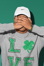 Jordan 1 Lucky Green Sneaker Match Tees LOVE Sneaker Tees Jordan 1 Lucky Green Sneaker Release Tees Unisex Shirts