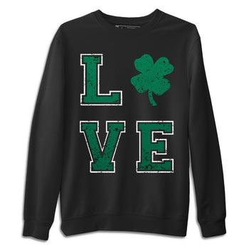 Jordan 13 Lucky Green Sneaker Match Tees LOVE Sneaker Tees Jordan 13 Lucky Green Sneaker Release Tees Unisex Shirts
