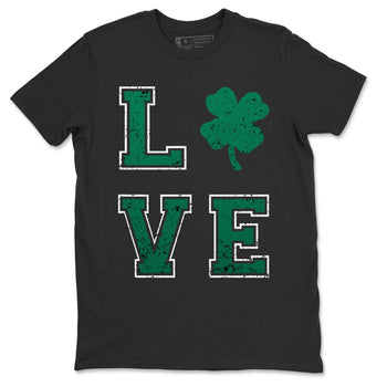 Jordan 13 Lucky Green Sneaker Match Tees LOVE Sneaker Tees Jordan 13 Lucky Green Sneaker Release Tees Unisex Shirts