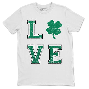 Jordan 13 Lucky Green Sneaker Match Tees LOVE Sneaker Tees Jordan 13 Lucky Green Sneaker Release Tees Unisex Shirts