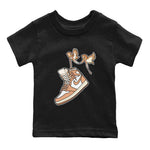 Air Jordan 1 High OG WMNS Praline shirt to match jordans Love Birds sneaker tees Air Jordan 1 Praline SNRT Sneaker Release Tees Baby Toddler Black 1 T-Shirt