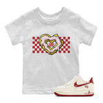 Air Force 1 Valentines Day Sneaker Match Tees Love Bite Sneaker Tees Air Force 1 Valentines Day Sneaker Release Tees Kids Shirts