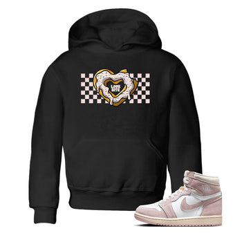 Air Jordan 1 Washed Pink Love Bite Baby and Kids Sneaker Tees AJ1 Washed Pink Kids Sneaker Tees Washing and Care Tip