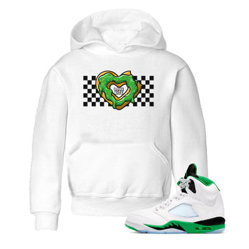 5s Lucky Green shirt to match jordans Love Bite sneaker tees Air Jordan 5 Lucky Green SNRT sneaker release tees baby toddler White 1 cotton Shirt