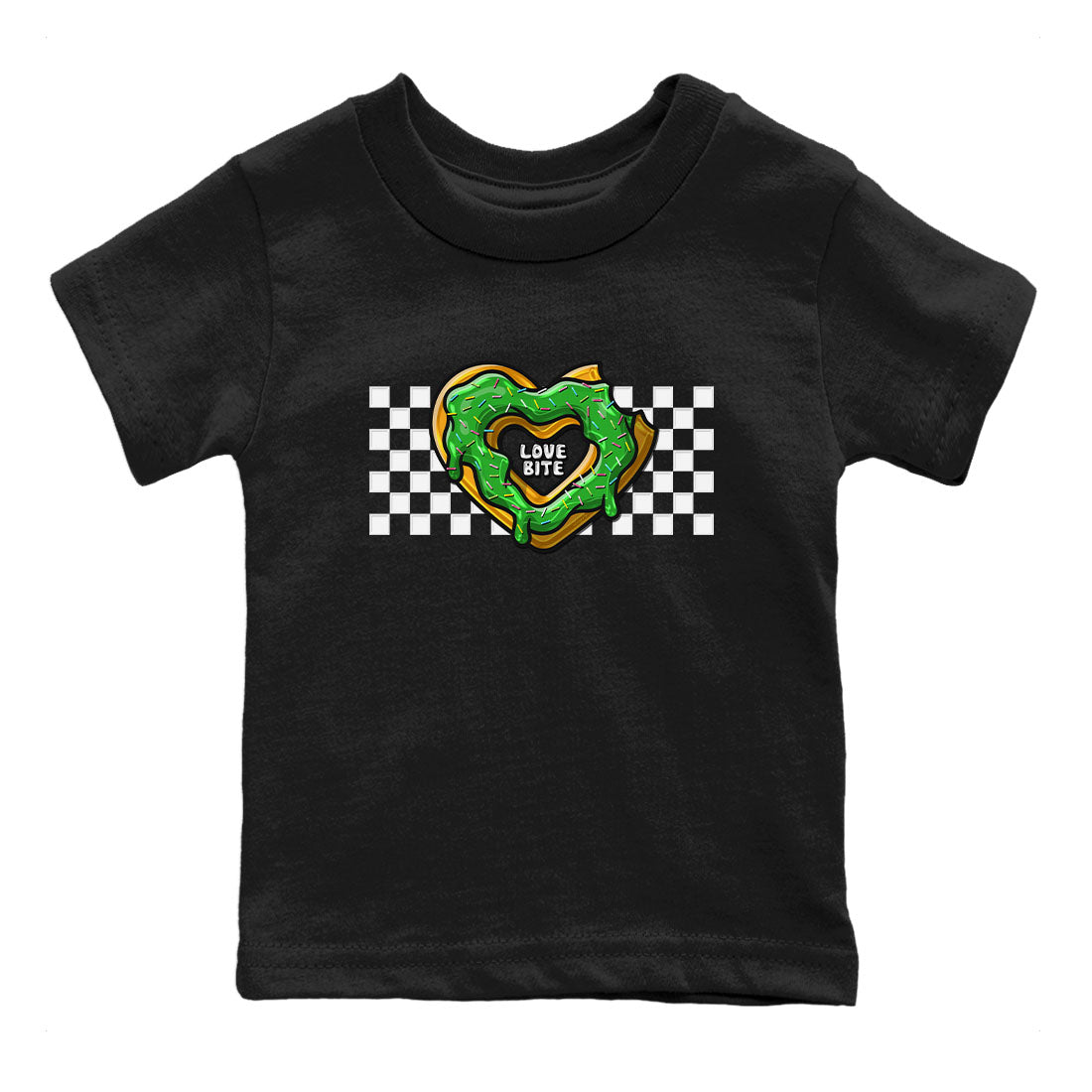 5s Lucky Green shirt to match jordans Love Bite sneaker tees Air Jordan 5 Lucky Green SNRT sneaker release tees baby toddler Black 2 cotton Shirt