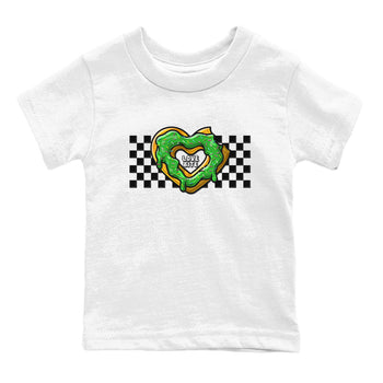 5s Lucky Green shirt to match jordans Love Bite sneaker tees Air Jordan 5 Lucky Green SNRT sneaker release tees baby toddler White 2 cotton Shirt