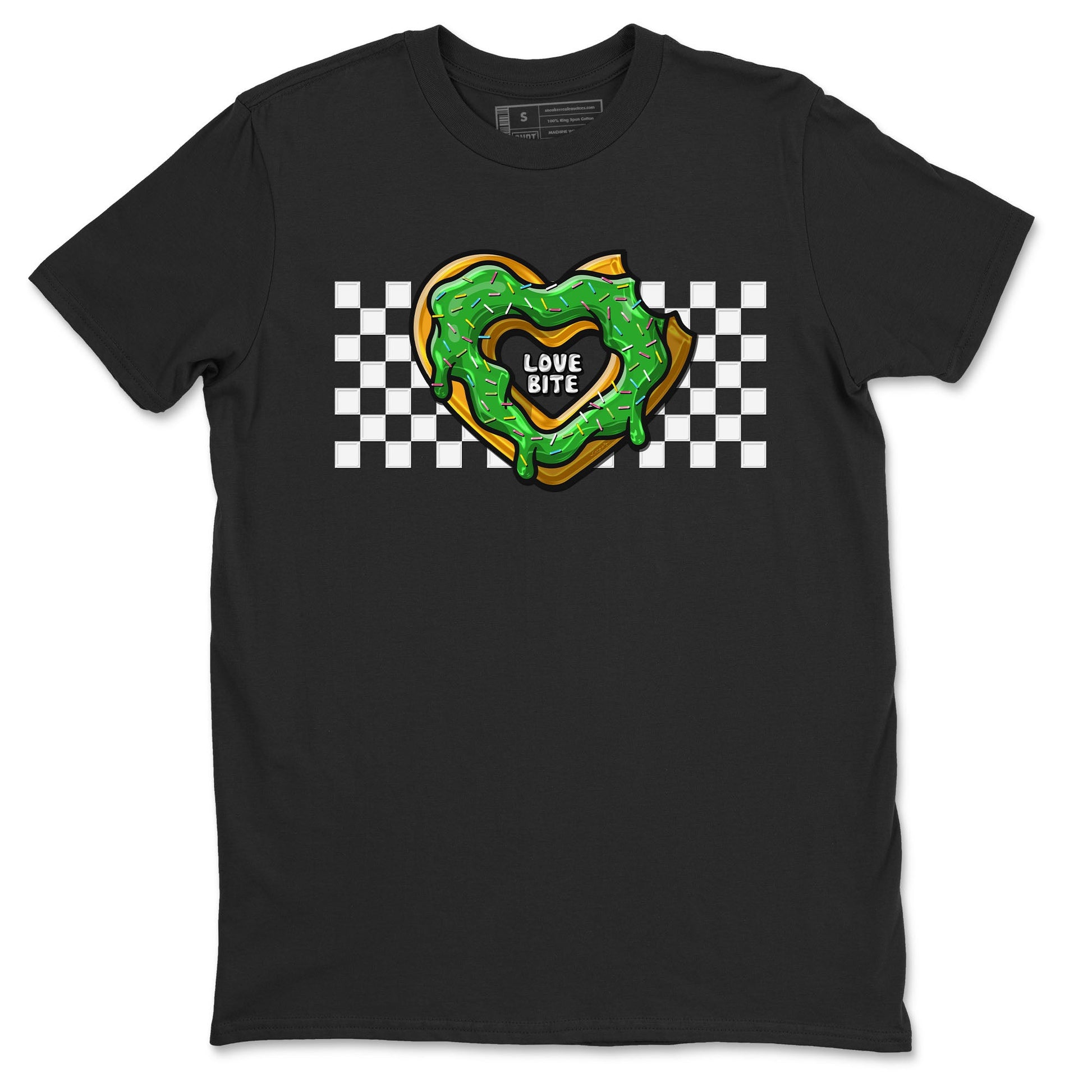 5s Lucky Green shirt to match jordans Love Bite sneaker tees Air Jordan 5 Lucky Green SNRT Sneaker Release Tees unisex cotton Black 2 crew neck shirt