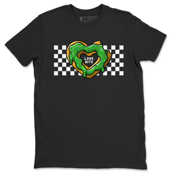 5s Lucky Green shirt to match jordans Love Bite sneaker tees Air Jordan 5 Lucky Green SNRT Sneaker Release Tees unisex cotton Black 2 crew neck shirt