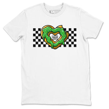 5s Lucky Green shirt to match jordans Love Bite sneaker tees Air Jordan 5 Lucky Green SNRT Sneaker Release Tees unisex cotton White 2 crew neck shirt
