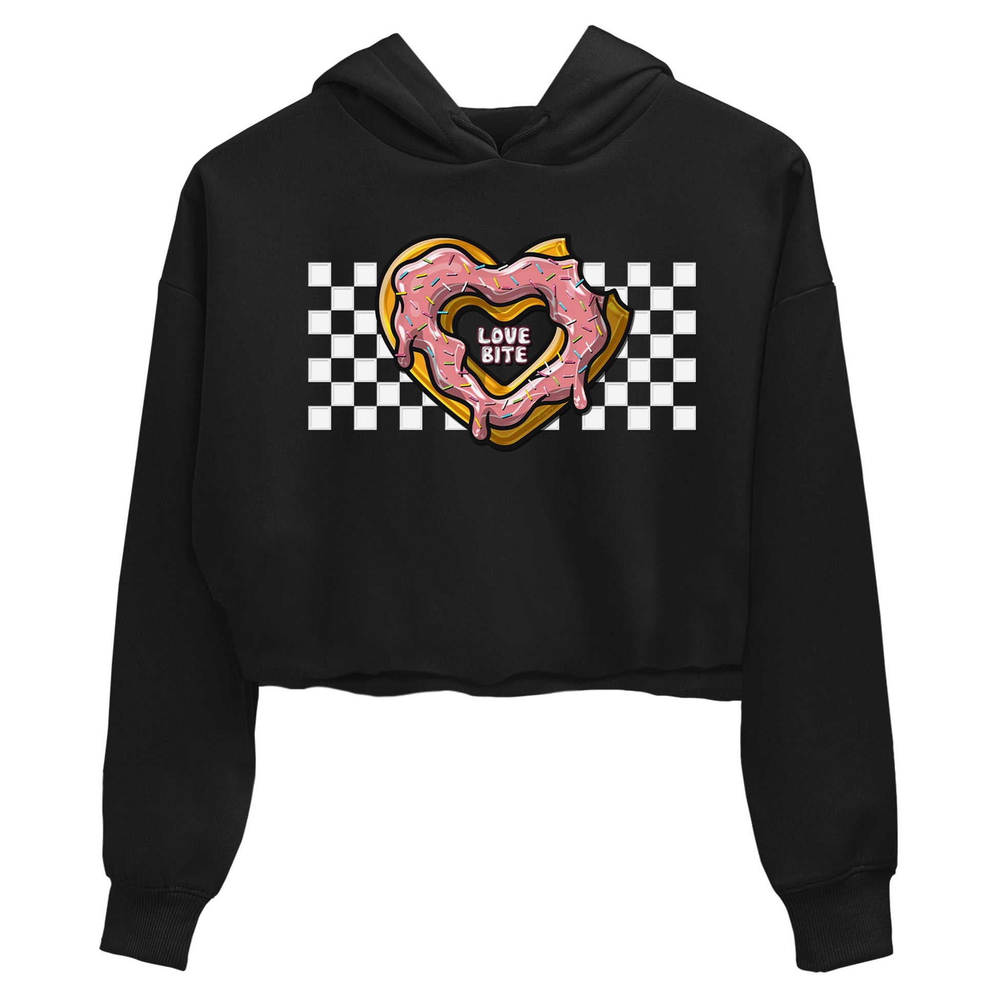 Dunk Valentine's Day shirt to match jordans Love Bite sneaker tees Dunks Valentine's Day SNRT sneaker Release Tees Black 2 crop length shirt
