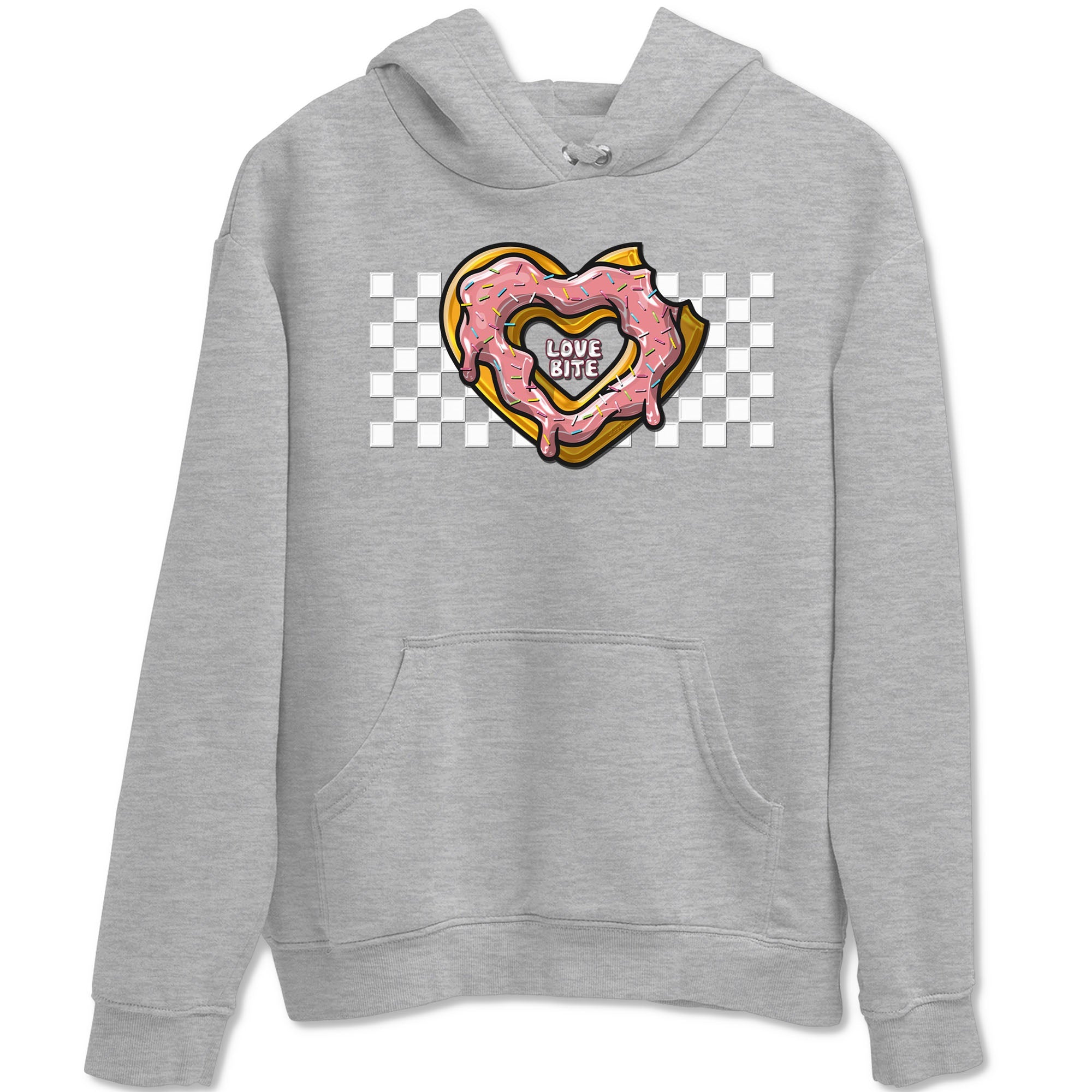 Dunk Valentine's Day shirt to match jordans Love Bite sneaker tees Dunks Valentine's Day SNRT sneaker Release Tees unisex cotton Heather Grey 2 crew neck shirt